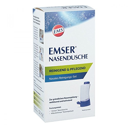 Emser Nasendusche mit 4 Beuteln Nasenspülsalz